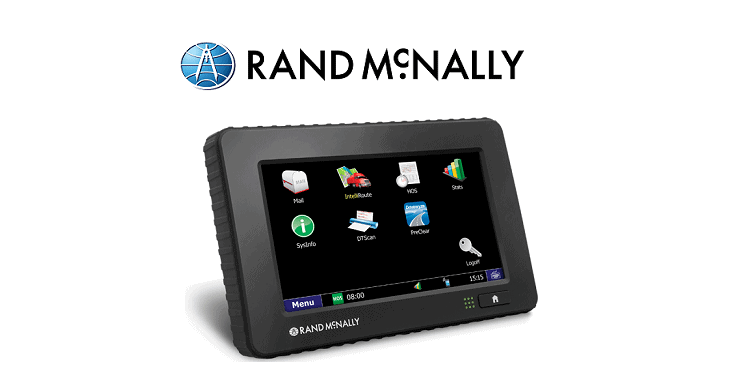 RAND MCNALLY TND 760 FLEET EDITION TRUCK FLEET MANAGEMENT GPS WITH 9 PIN Y-CABLE 