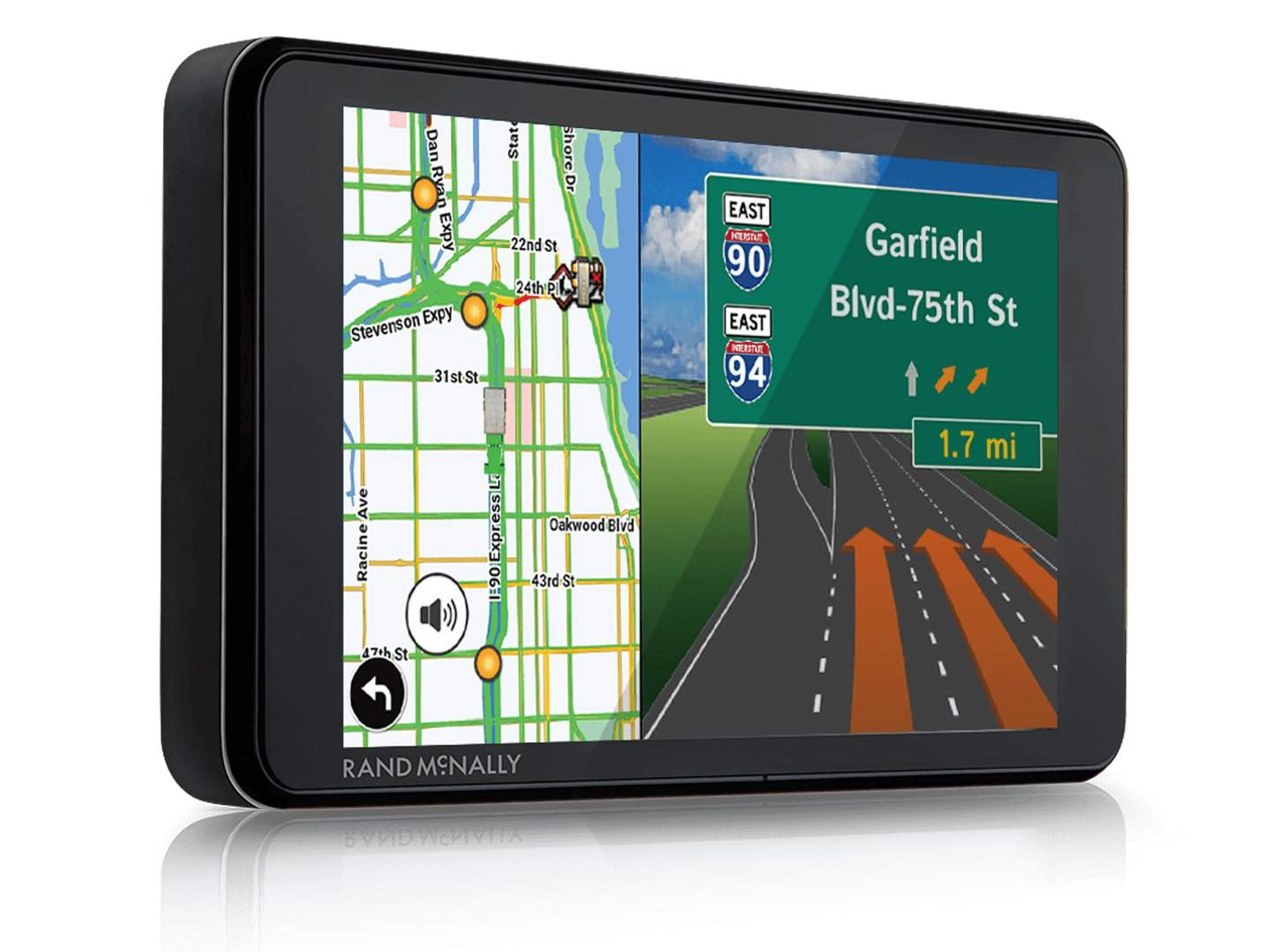 3.7V, Li-Polymer, 1000mAh, GPS Battery Fits Rand Mcnally, Top